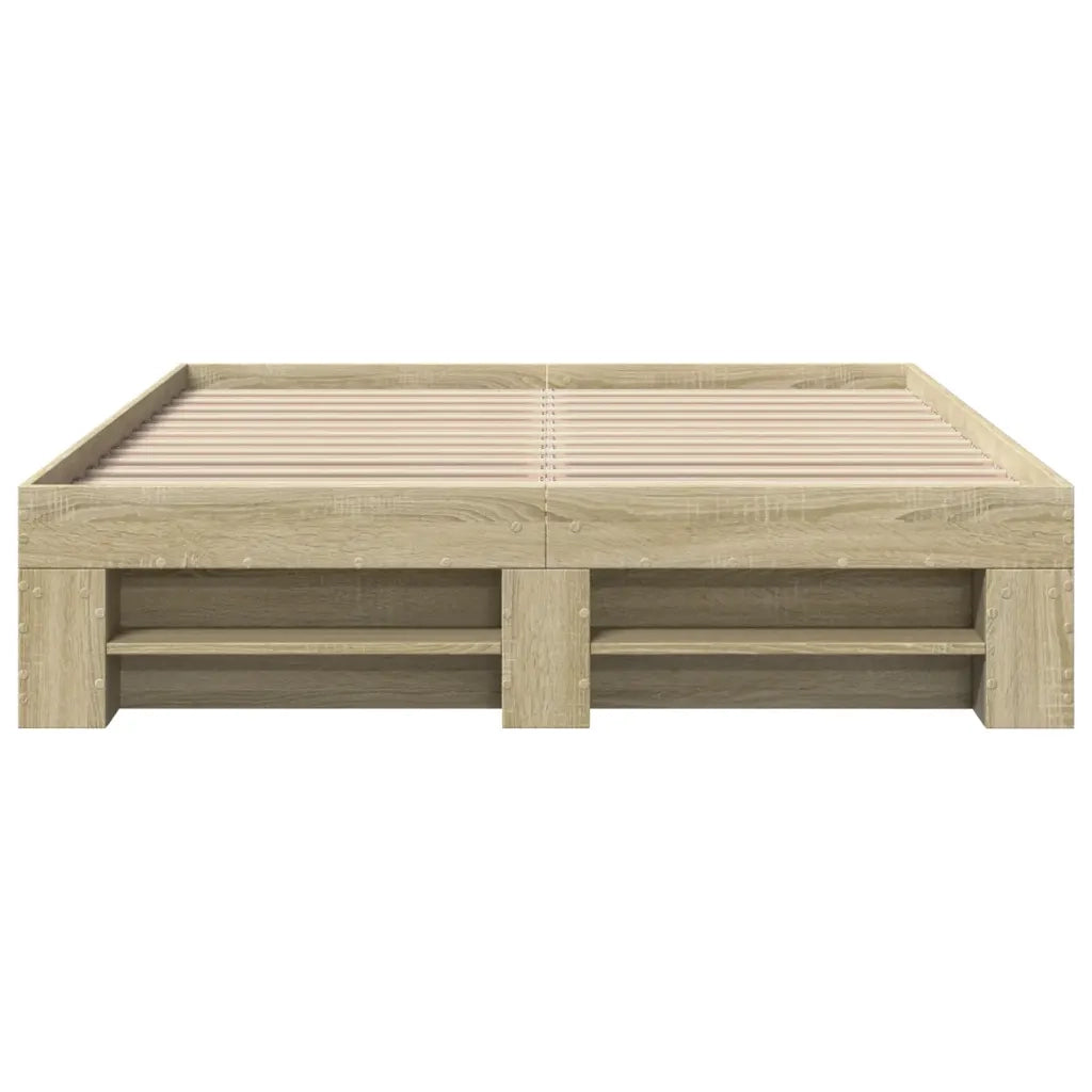 Giroletto senza Materasso Rovere Sonoma 120x190cm in Truciolato 3295515