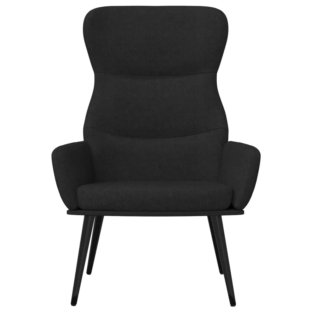 Sedia Relax Nera in Tessuto 341077