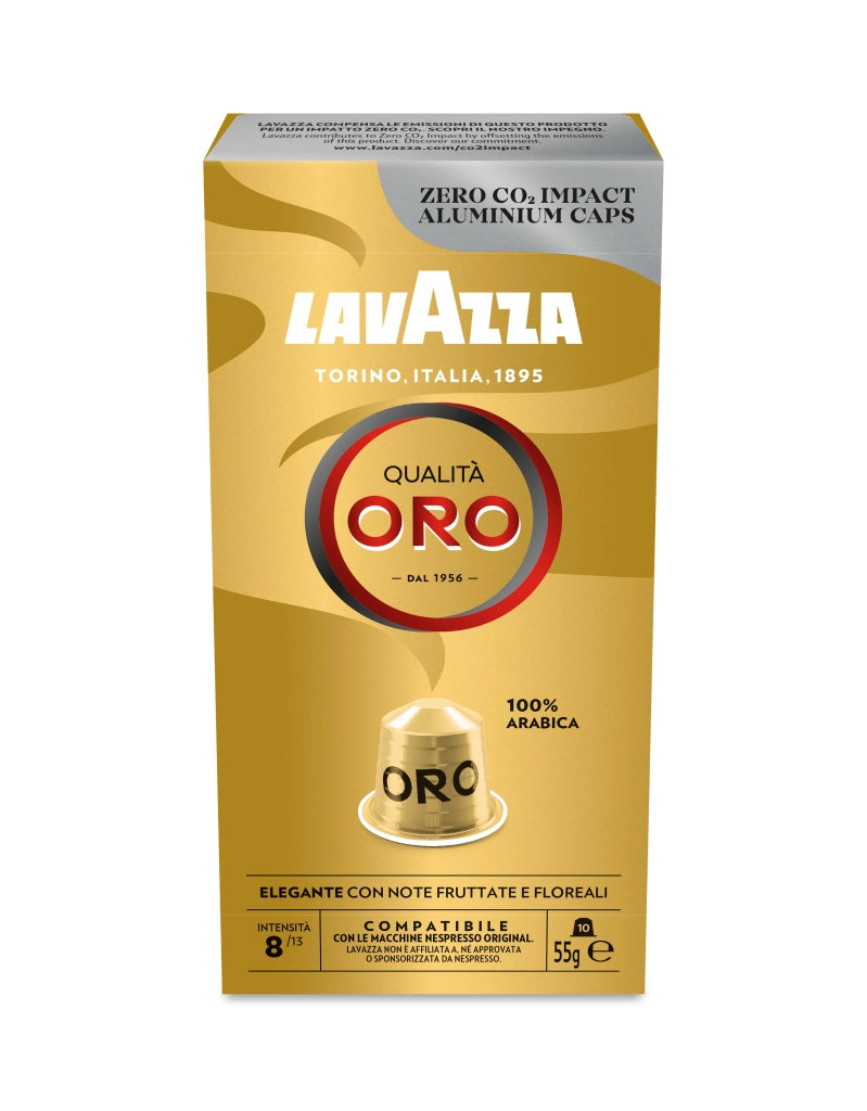 Lavazza Capsule Compatibili Nespresso Qualità Oro, 10 Capsule