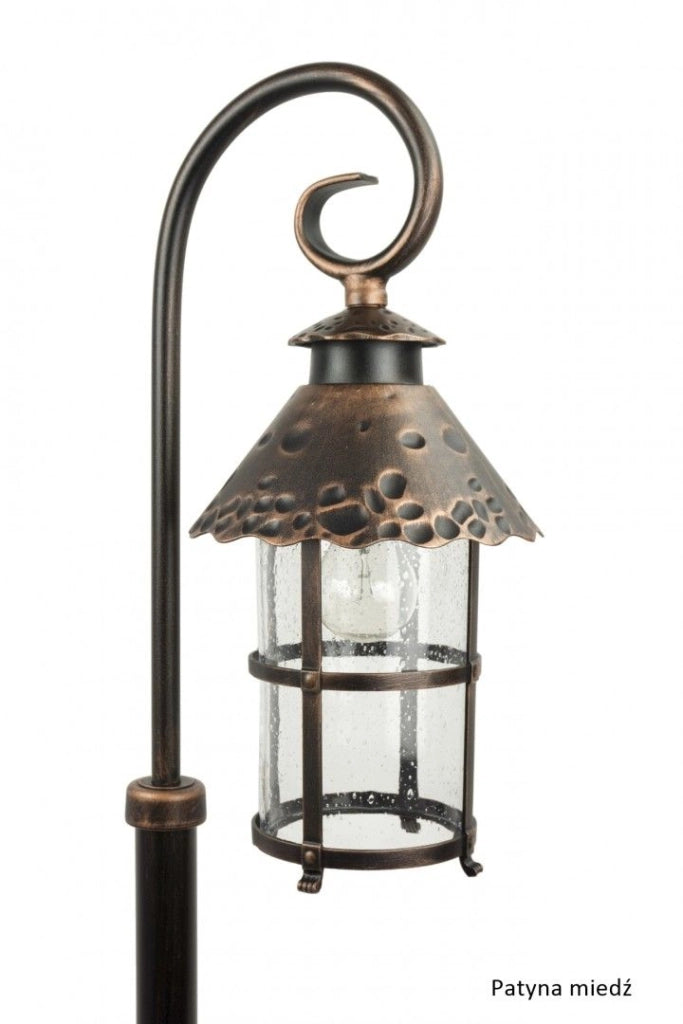 Lampione da esterno retro Toledo 86cm E27 nero IP23