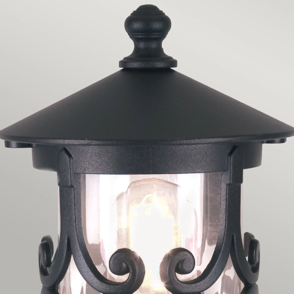 Lampada da giardino Hereford 34cm E27 nera Elstead