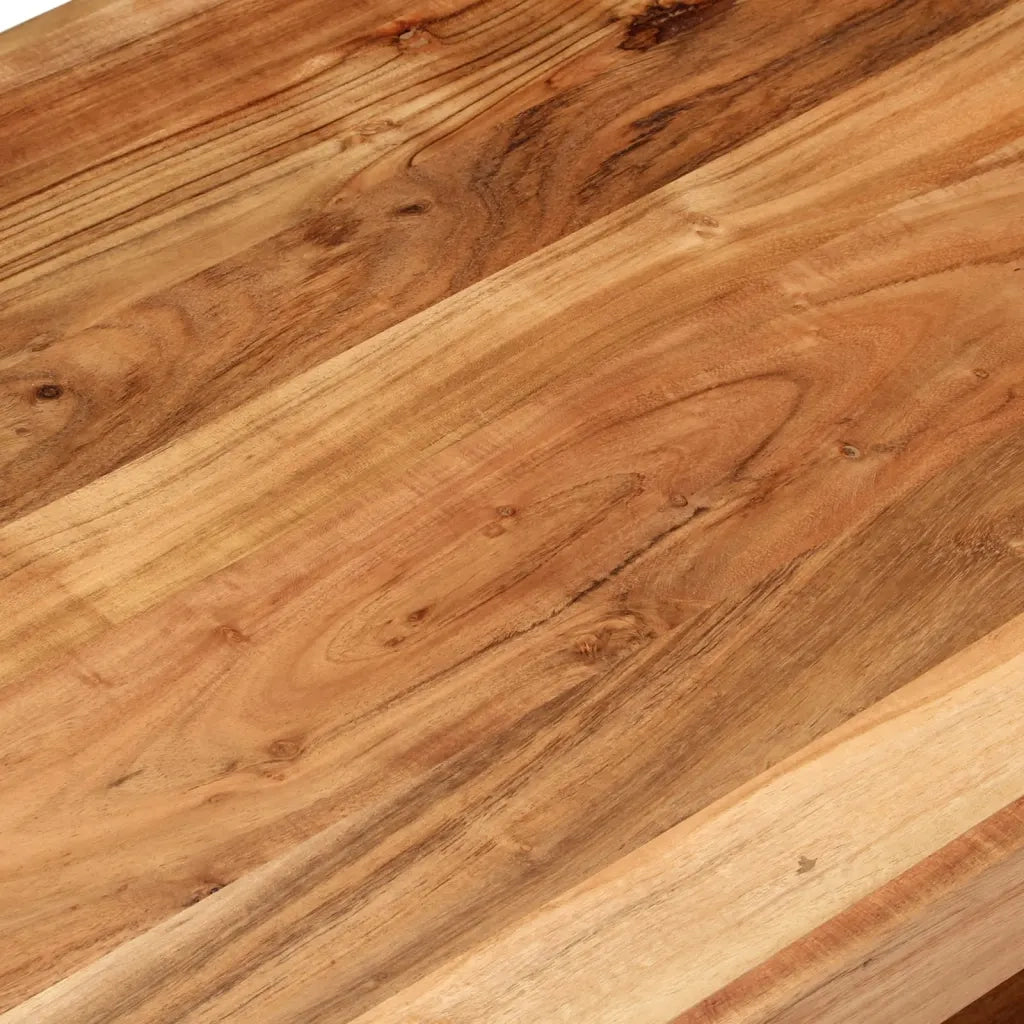 Tavolino da Salotto 120x55x40 cm in Legno Massello di Acacia 352307