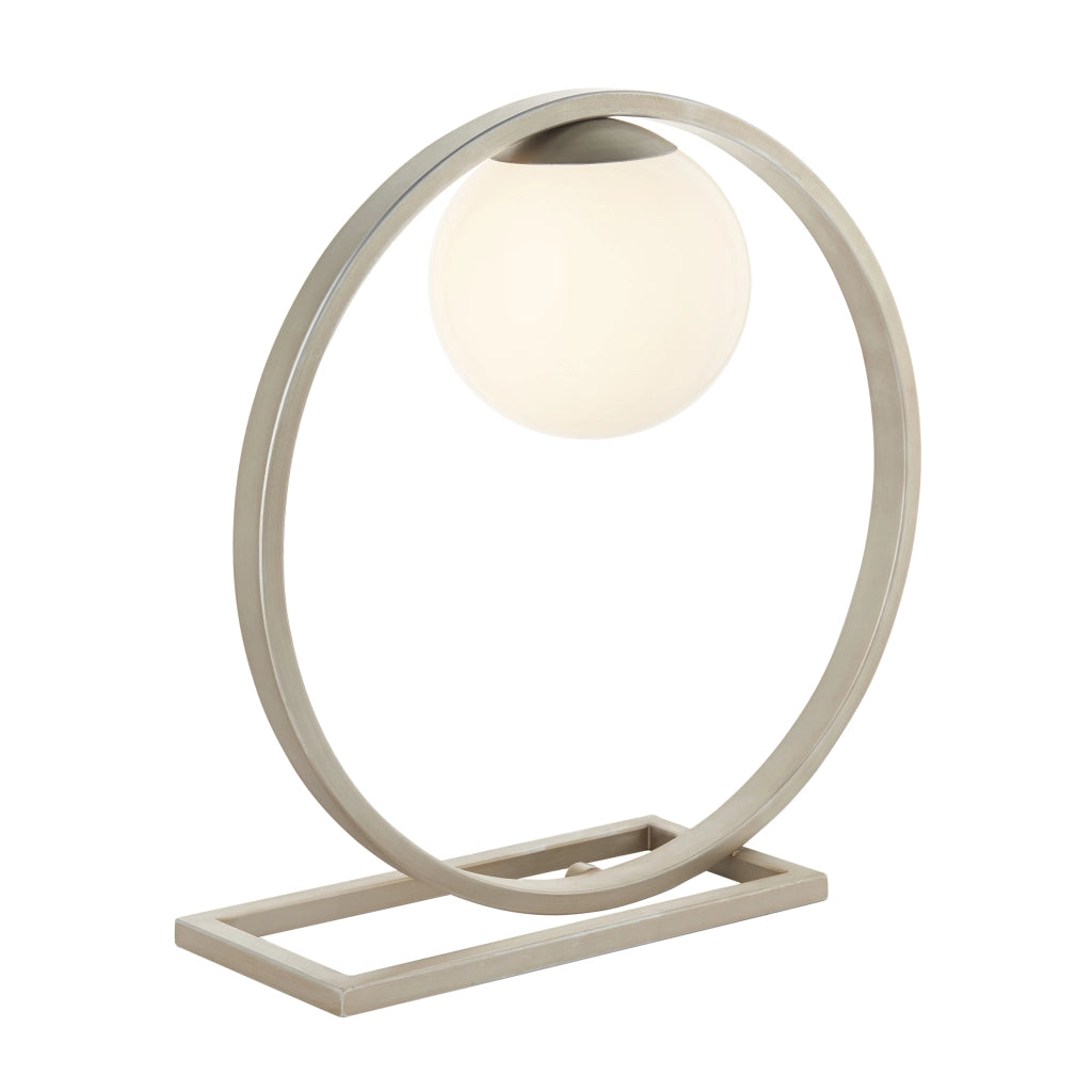 Lampada da tavolo ENZO Endon sfera opale argento G9