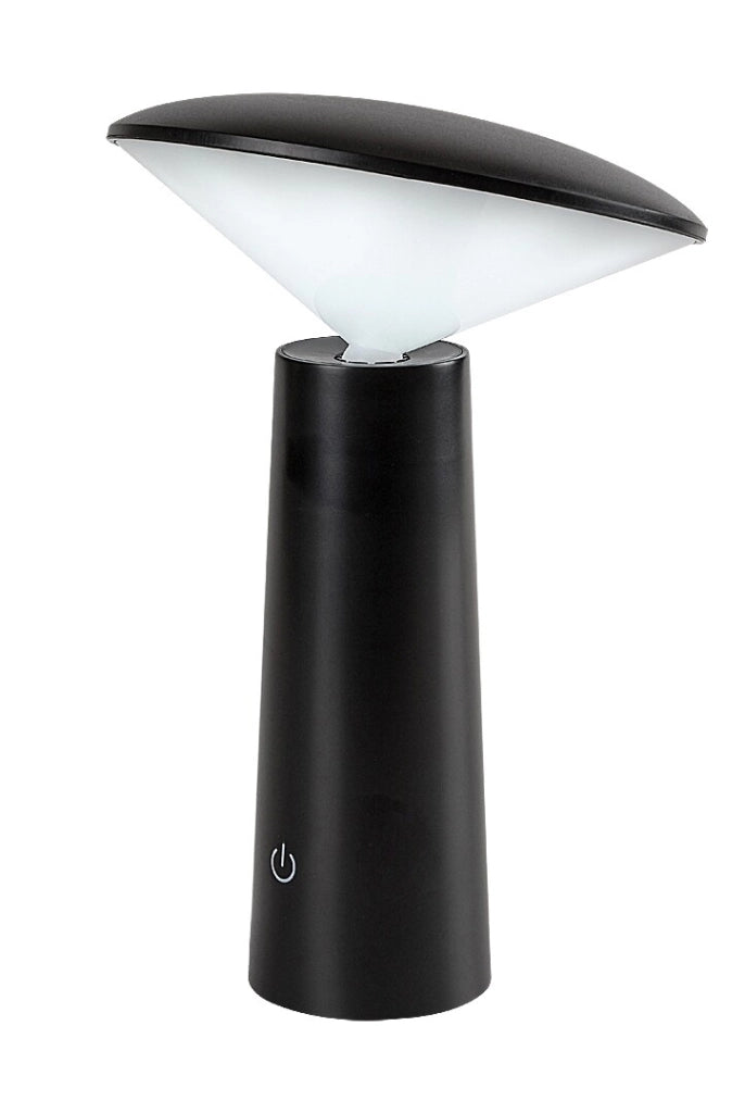 Lampada tavolo LED nera USB-C CCT Polperro Rabalux