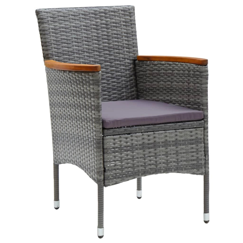 Set da bistrot da 3 pezzi per giardino e patio realizzato in resina intrecciata e legno di acacia grigio 02_0013523