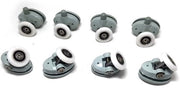 Set di 8 douchi a rotelle singole - diametro 23mm - duraturo