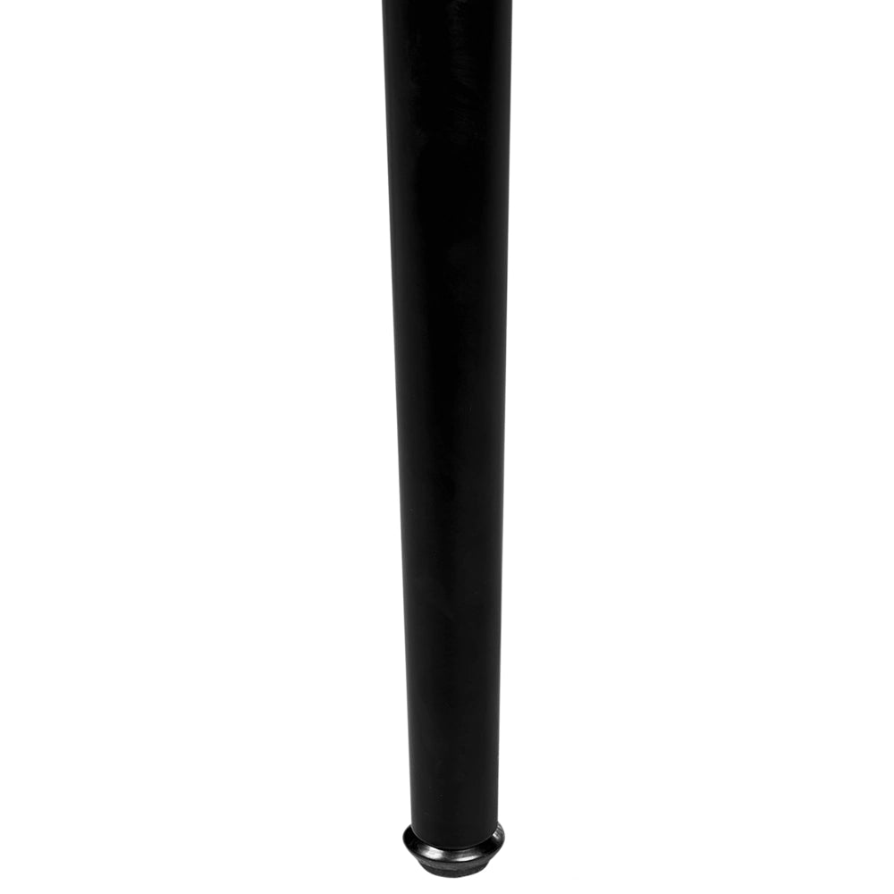 Poltrona Bouclè Bianco senza braccioli Sedia senza braccioli capitonnè Verticale Gambe In Legno