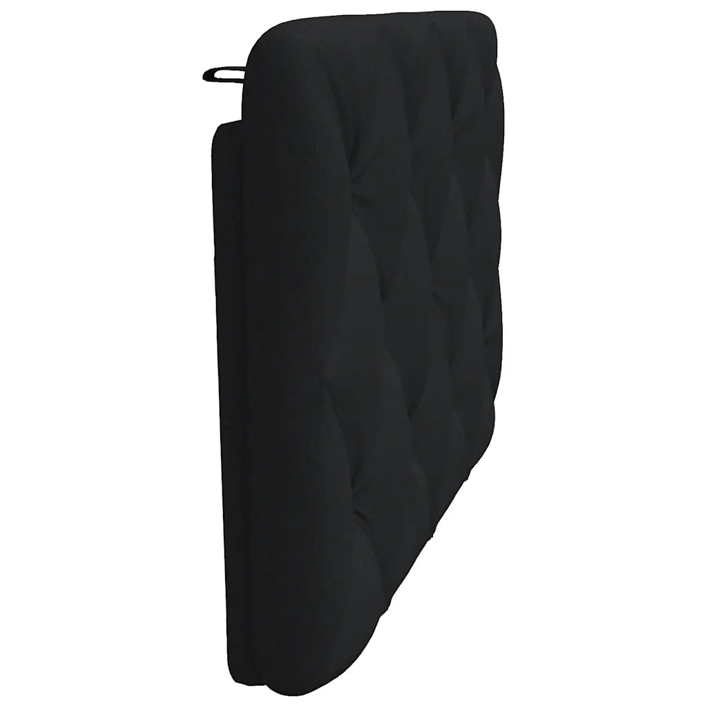 Cuscino Testiera-Cuscino per Testiera Nero 80 cm in Tessuto