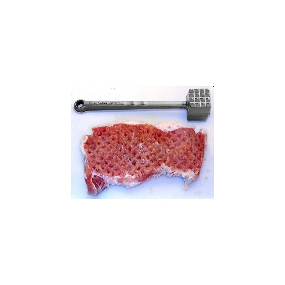 Trade Shop - Batticarne Da Cucina Batti Carne Morbida Alluminio 2 Facce Sciogli Nervi -