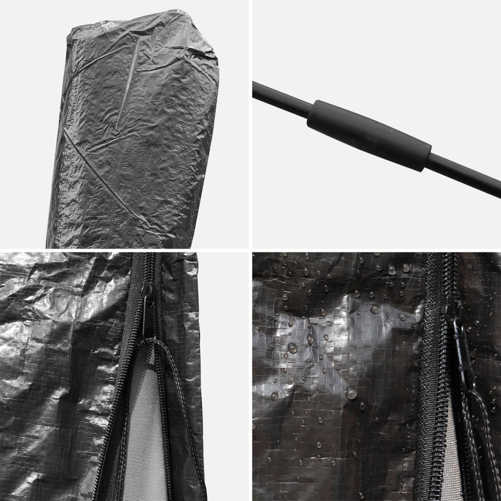 Fodera per ombrelloni decentrati 3x4m sweeek, nero