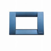 VIMAR IDEA - PLACCA CLASSICA 3M METALLO BLU EURO