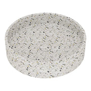 Lavabo da appoggio circolare 425x425x100 mm con piletta inclusa