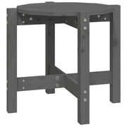 Tavolino da salotto | Tavolino da caff¨¨ | Tavolino da Soggiorno Grigio ? 52,5x45 cm Legno Massello di Pino
