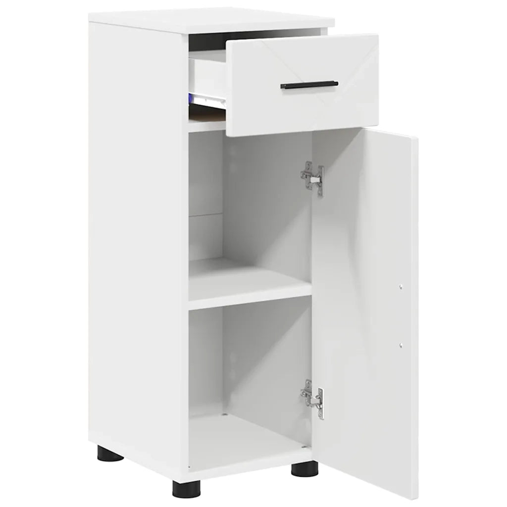 Set di mobili per il bagno con cassetto con porta 3 pcs Bianco 3392953