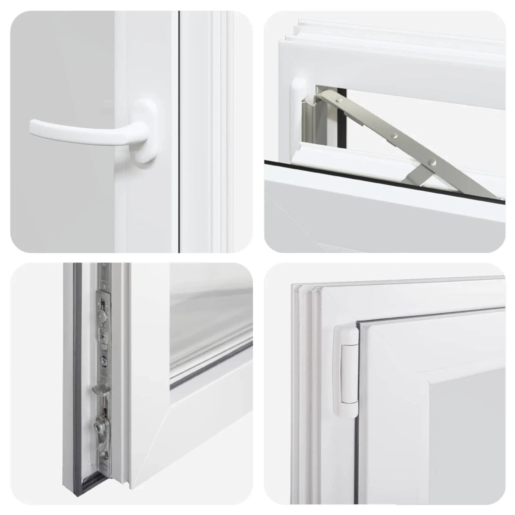 Finestra per Soffitta RISOR 60 x 80 cm PVC e Vetro Bianco