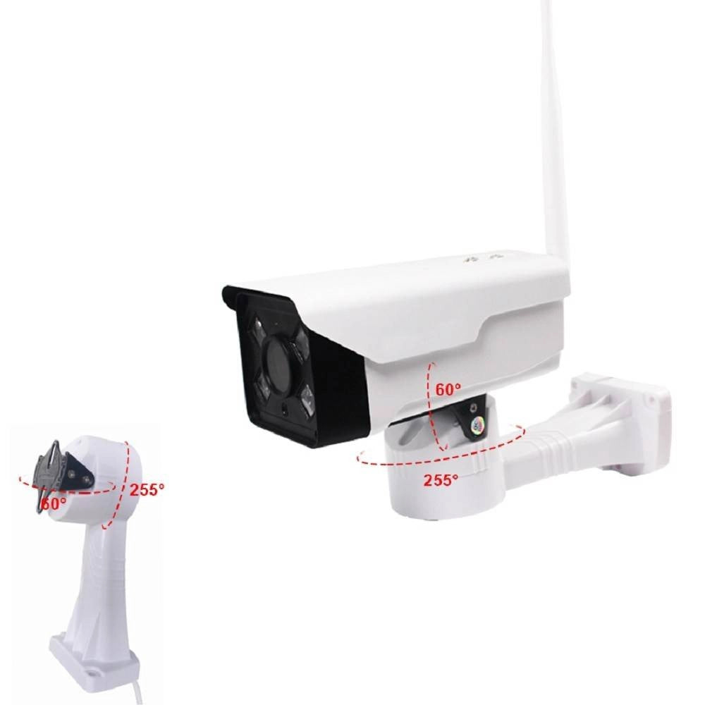 Trade Shop - Telecamera Esterna Ip Camera Hd 1080p Wireless Led Ir Lan Micro Sd Robotizzata -