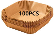 100 piastre per airfryer, accessori airfryer senza olio, compatibili con diversi modelli di airfryer in commercio. Cerchio, 20*20*4,5cm