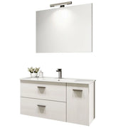 Mobile bagno sospeso Betty con lavabo e specchio