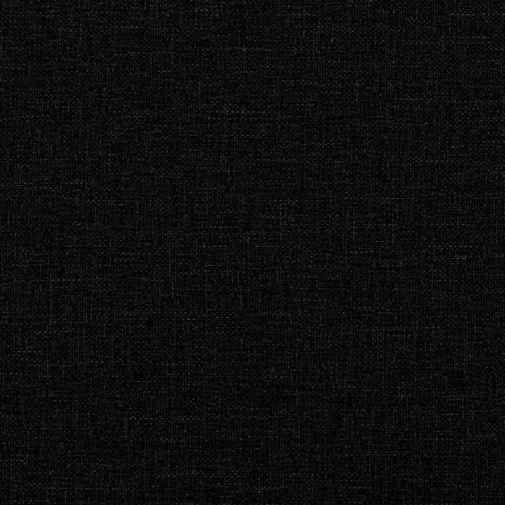 Panca Nera 100x75x76 cm in Tessuto 351323