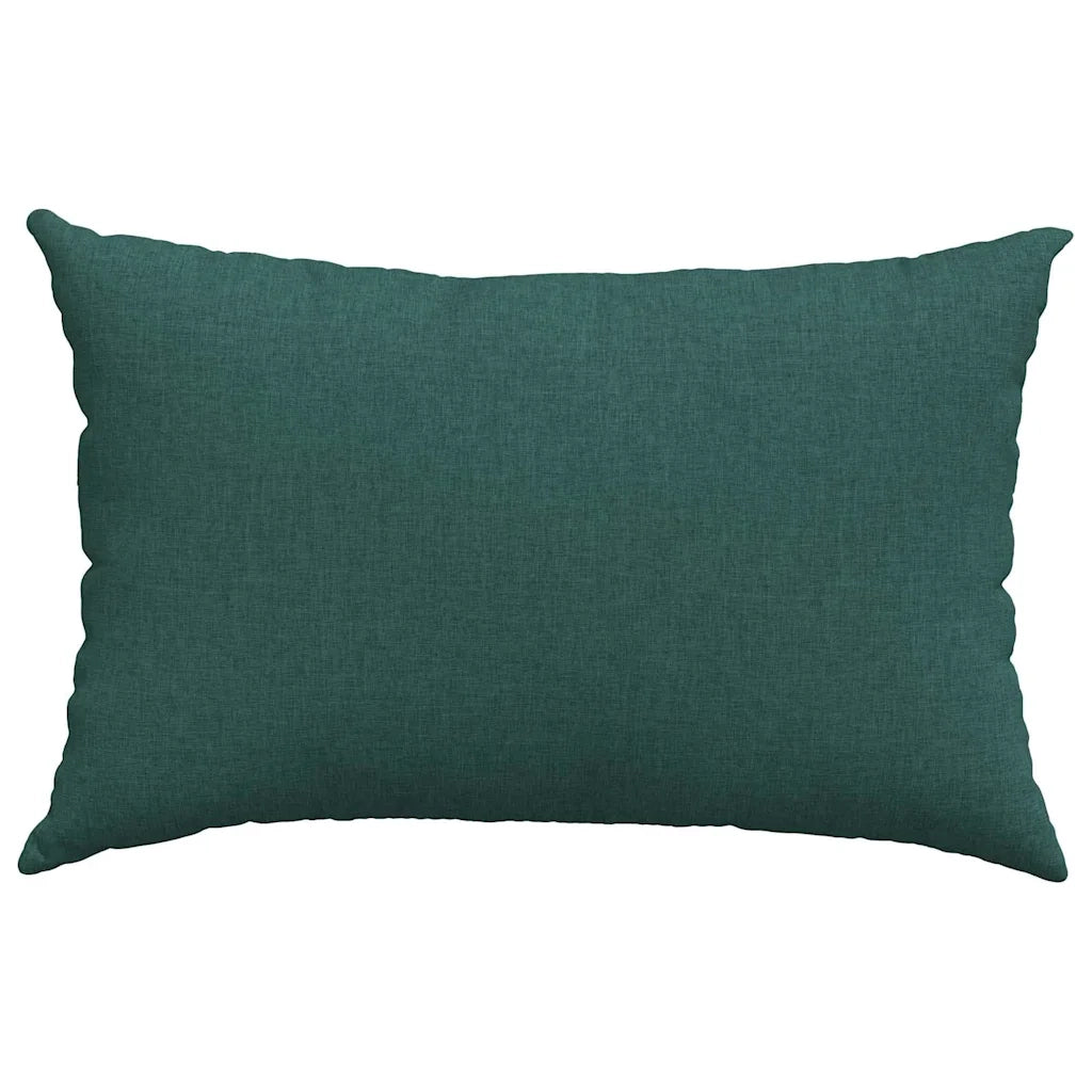Cuscini da Divano 2 pcs Verde Scuro 60 x 40 cm Tessuto 42013658