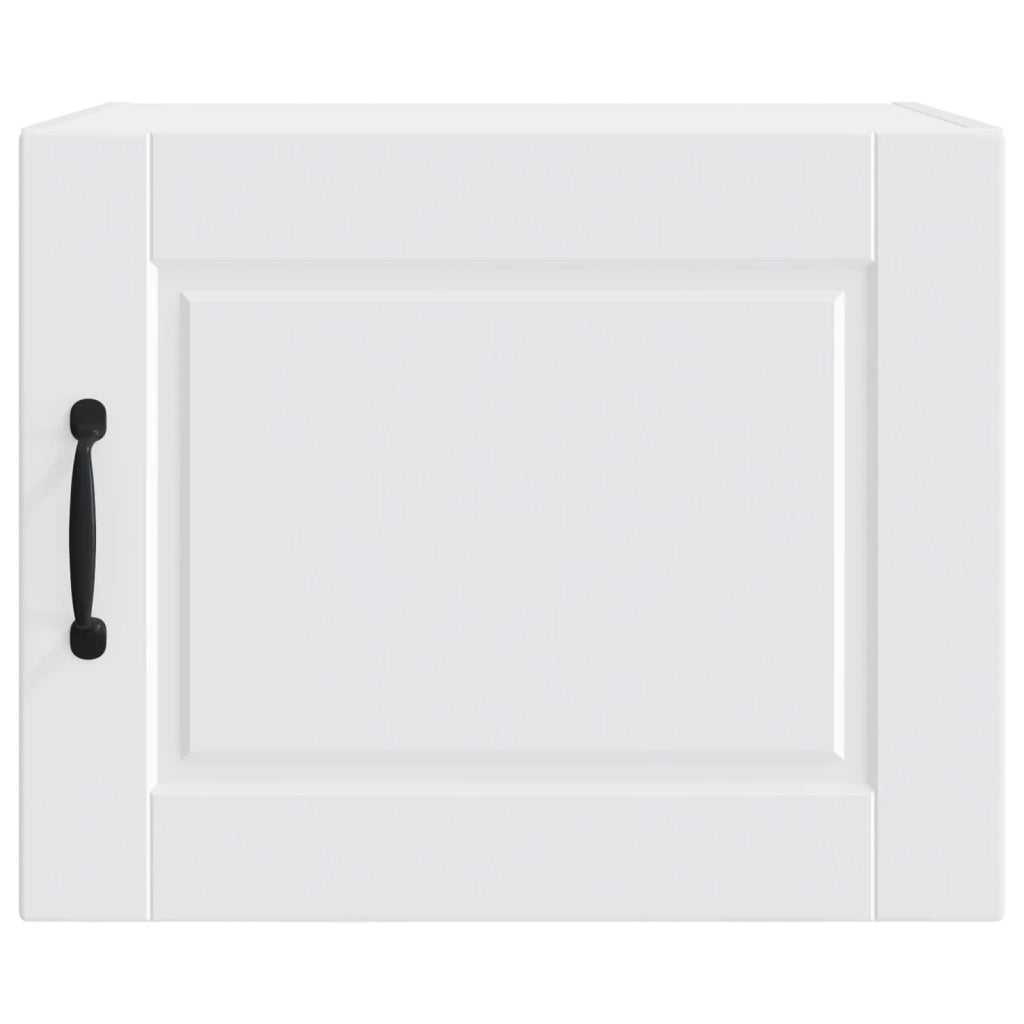 Set di 2 pensili da cucina moderni con ripiani pratici per riporre oggetti 50 x 31 x 40 cm legno composito bianco 02_0054242