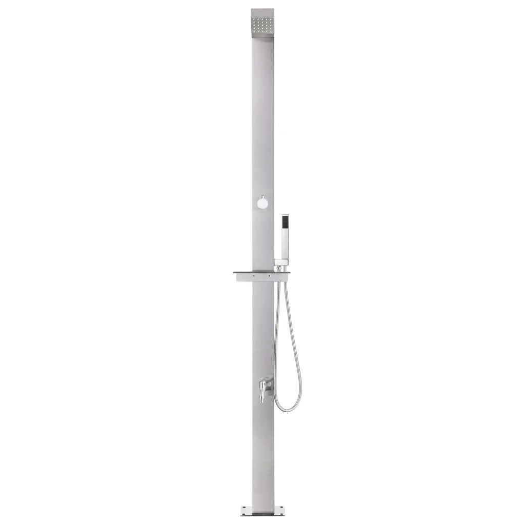 Doccia da Giardino 220 cm in Acciaio Inossidabile cod mxl 52491