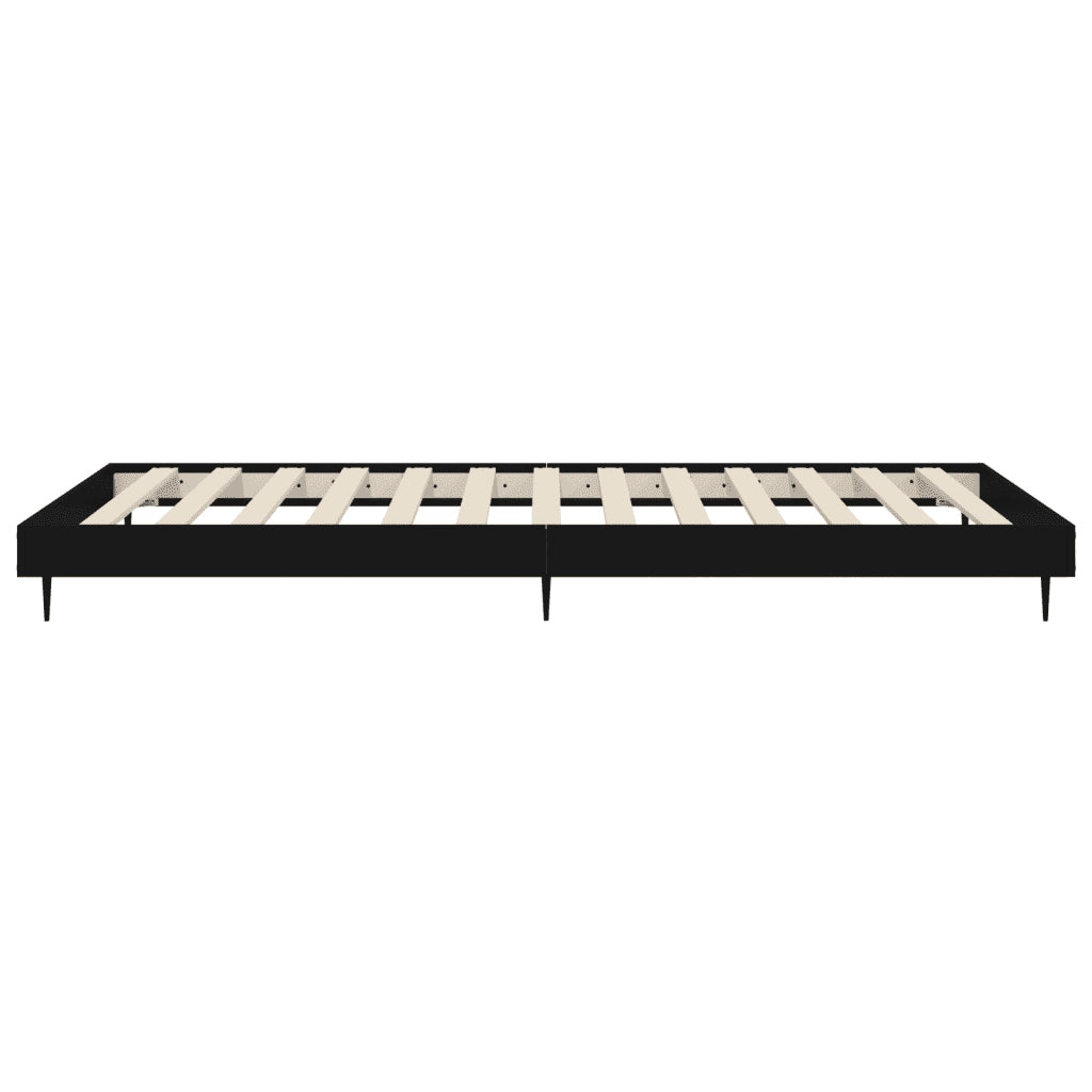 Giroletto Nero 90x190 cm in Legno Multistrato 832302