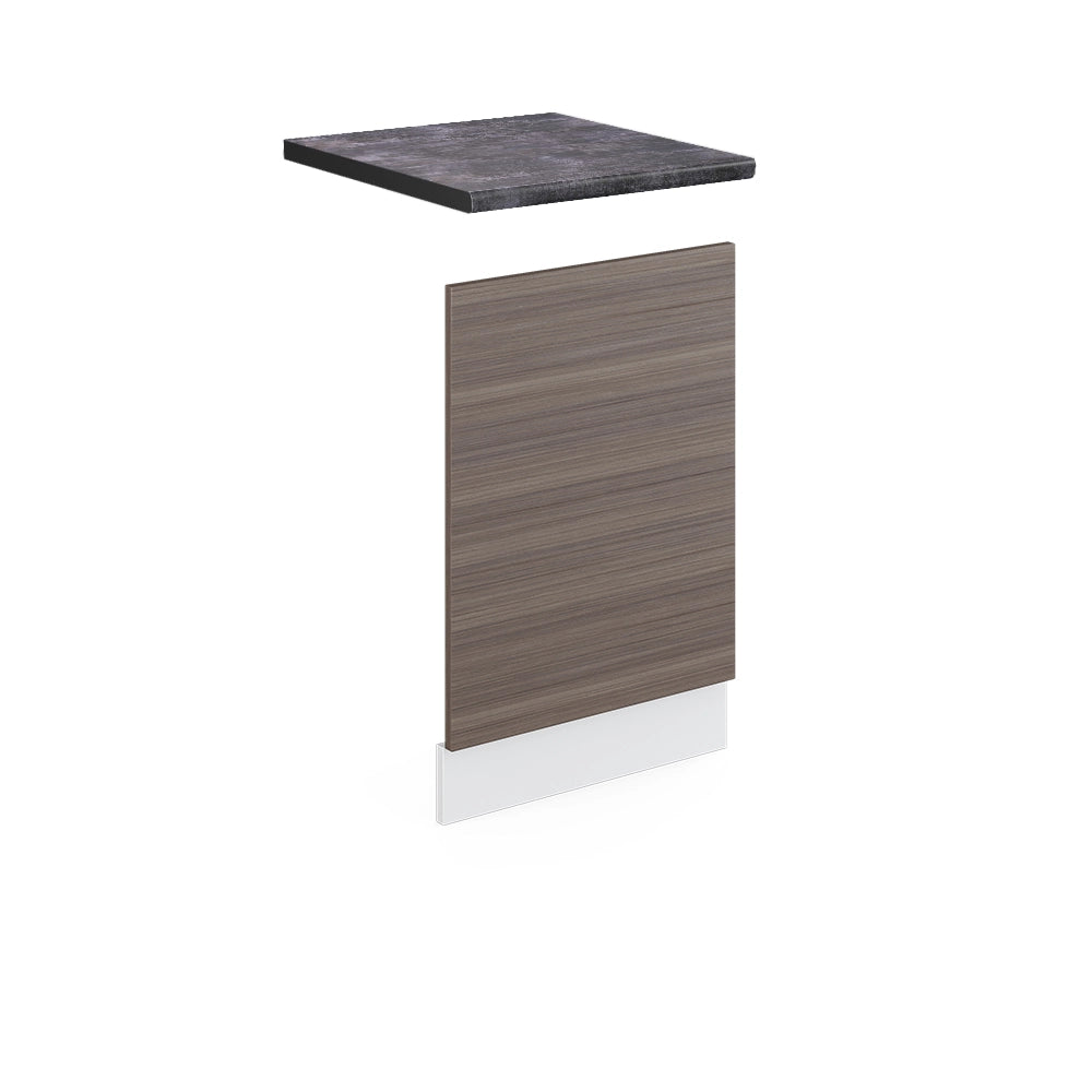 Pannello frontale R-Line Grigio nobile/Bianco 45 cm, PL Antracite Vicco