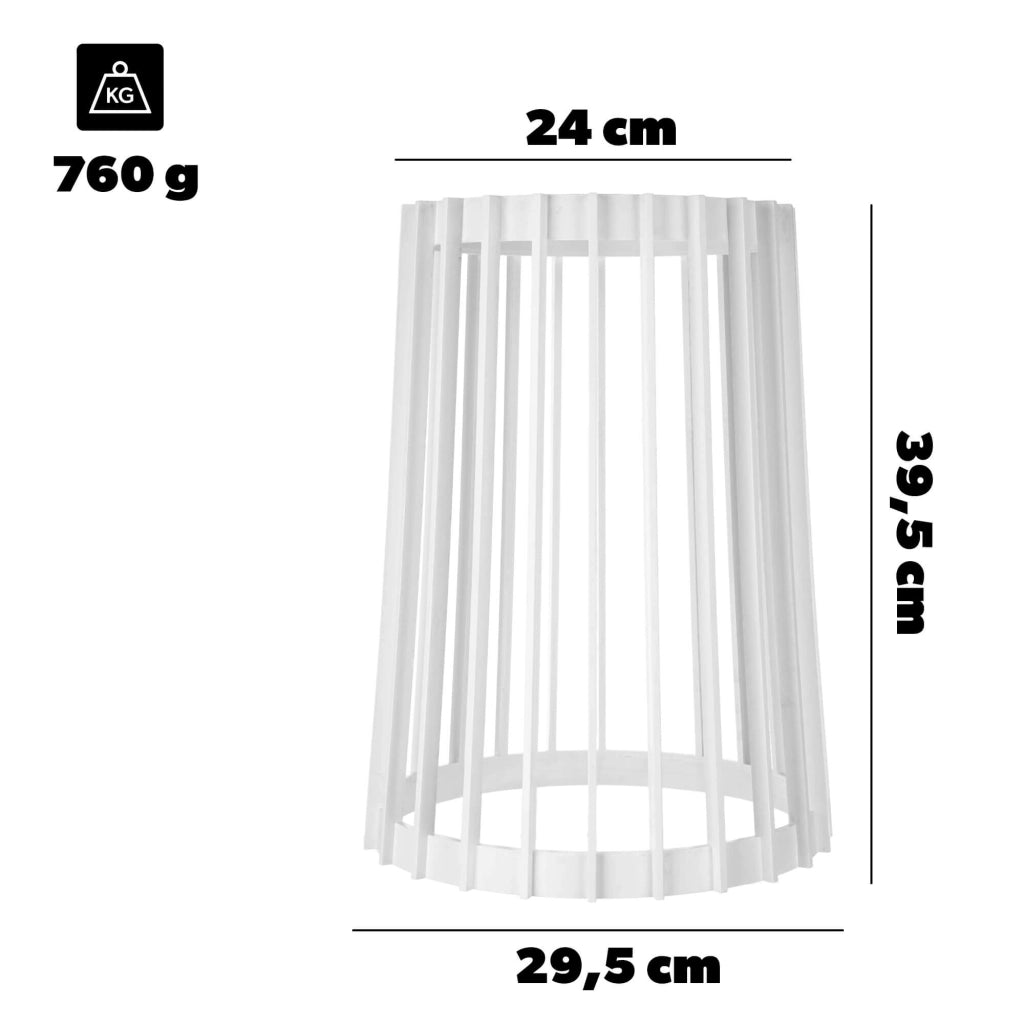 Supporto per fiori e piante KADAX, bifacciale, bianco, 39,5 cm