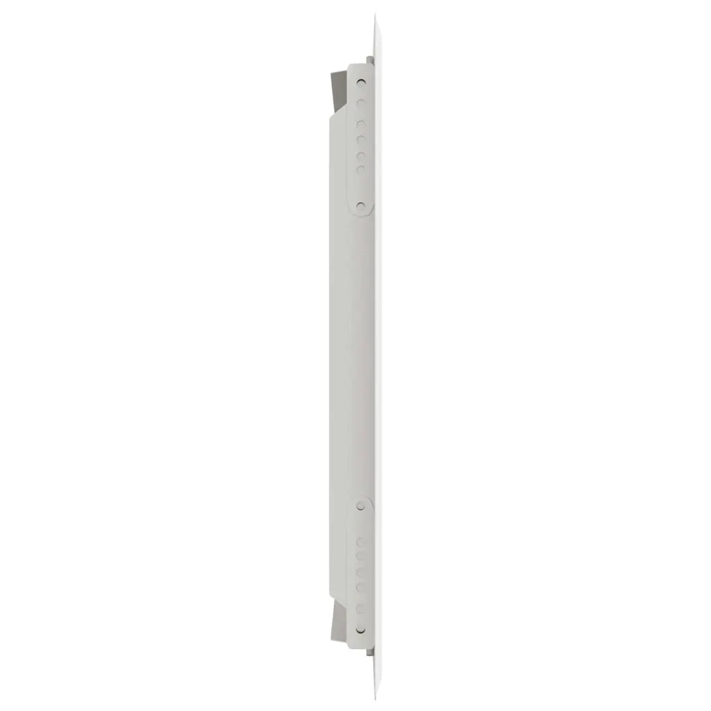 vidaXL Pannello di Accesso Bianco 20 x 30 cm Acciaio