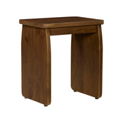 Comodino esotico in legno di acacia, noce