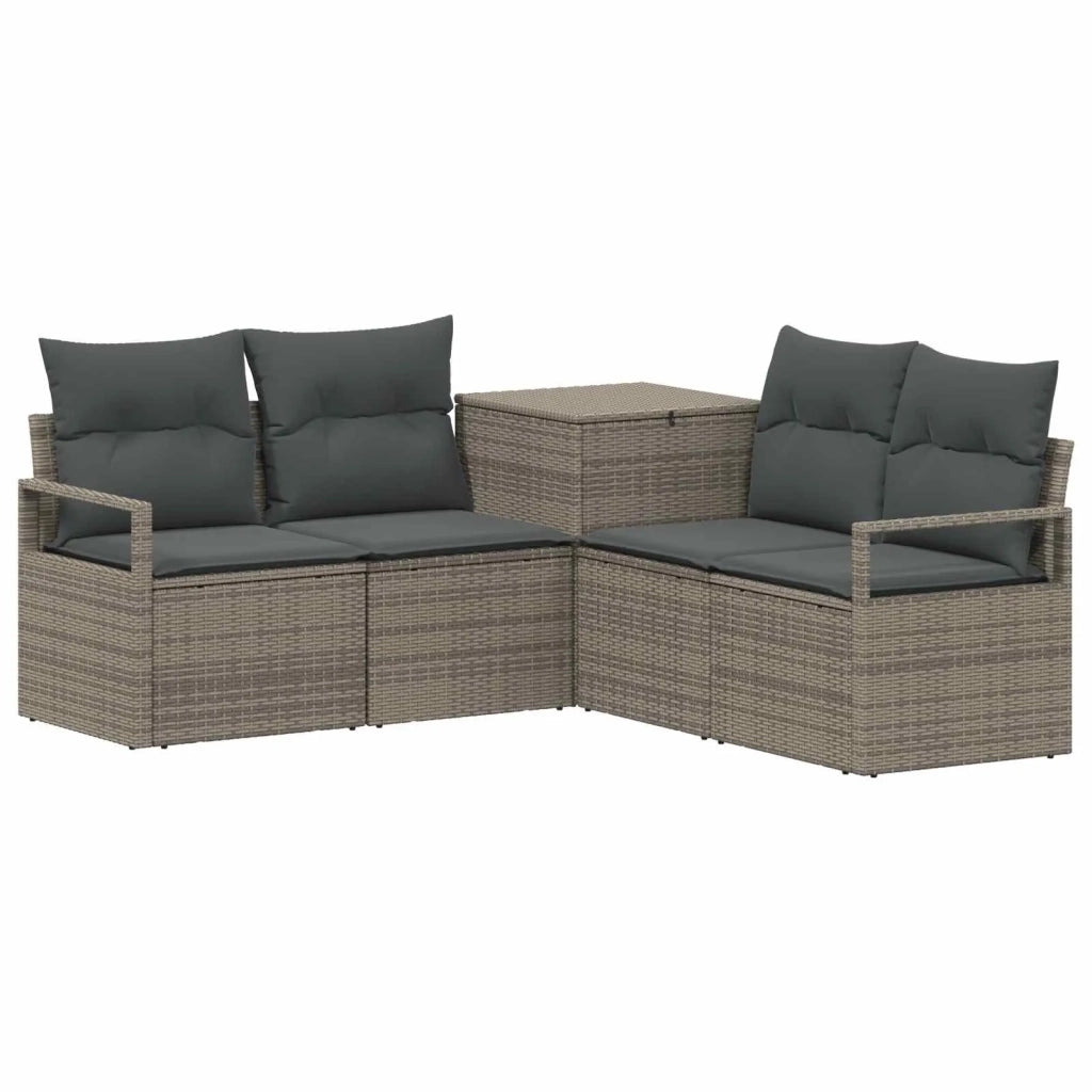 Set di divani 5 pz Grigio e Grigio Scuro 3447798