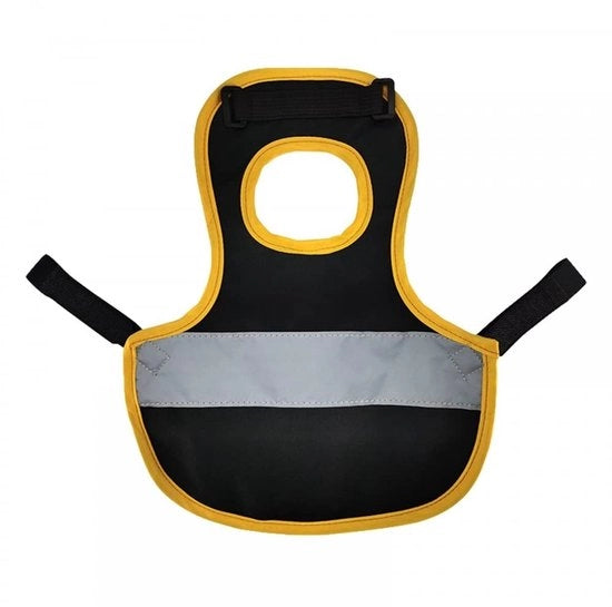 Vestone per Polli - Impermeabile - Riflettente - Cinturone Adattabile - Protezione per Polli - Comodo e Colorato - 5 cm Striscia Riflettente - Protezione per Polli