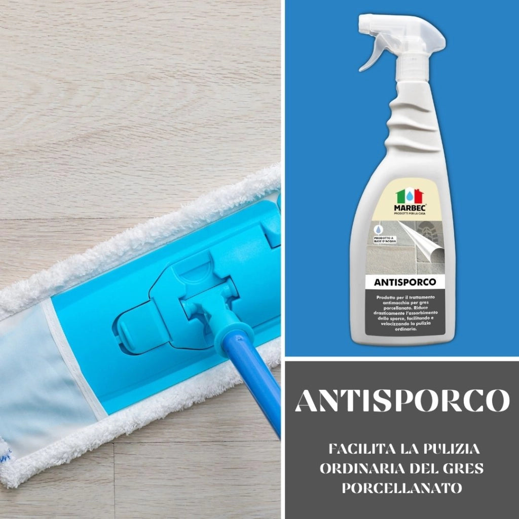 Antimacchia per gres ANTISPORCO   5LTx4Pz