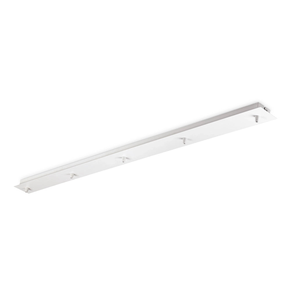 Rosone Lineare All In Metallo Bianco 5 Luci