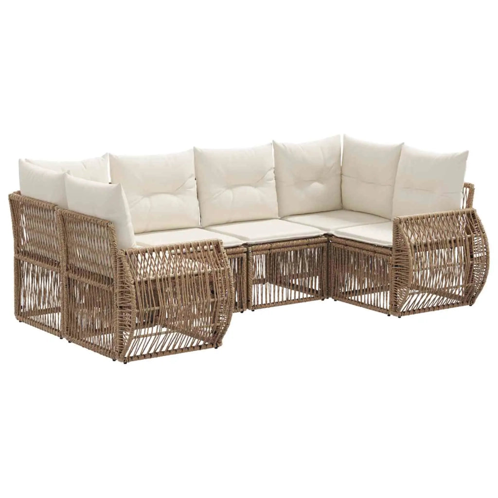 Set Divano da Giardino 6 pz 6-Numero di posti 3435516