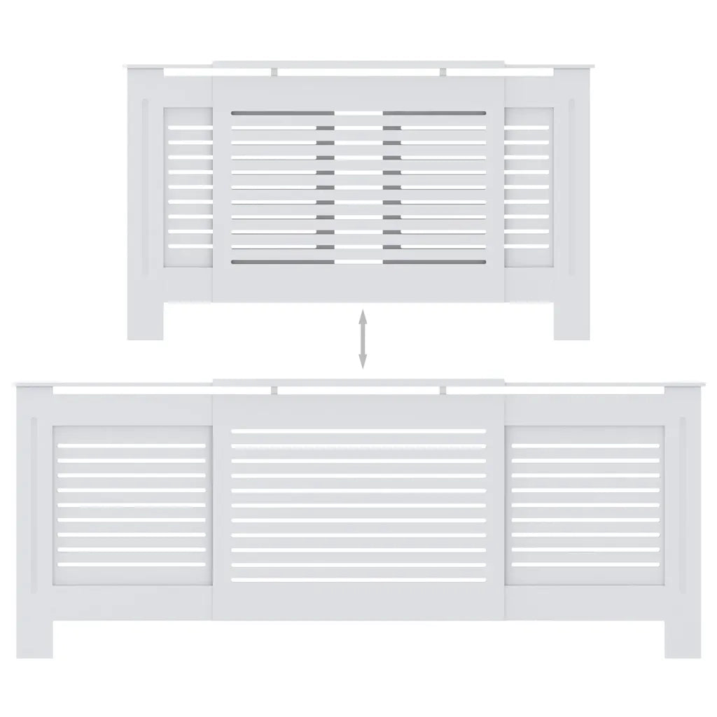 Copertura per Radiatore Bianca in MDF 205 cm