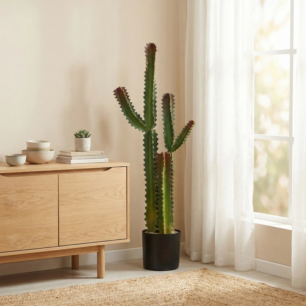 Pianta artificiale Cactus 111 cm ¨C Xylo ¨C Verde per interno casa ufficio