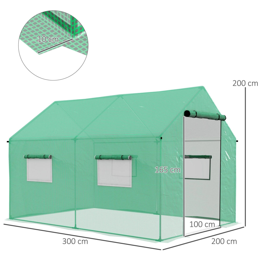 Serra da giardino ¨C Minimal ¨C verde 2x3x2m