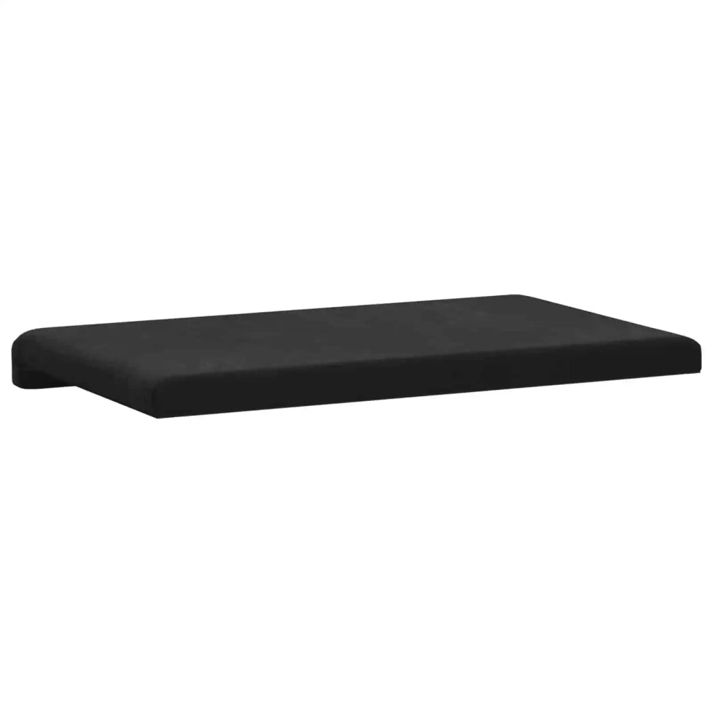 Cuscino per panchina Velluto (V) Nero Profondità 35 cm 42043181