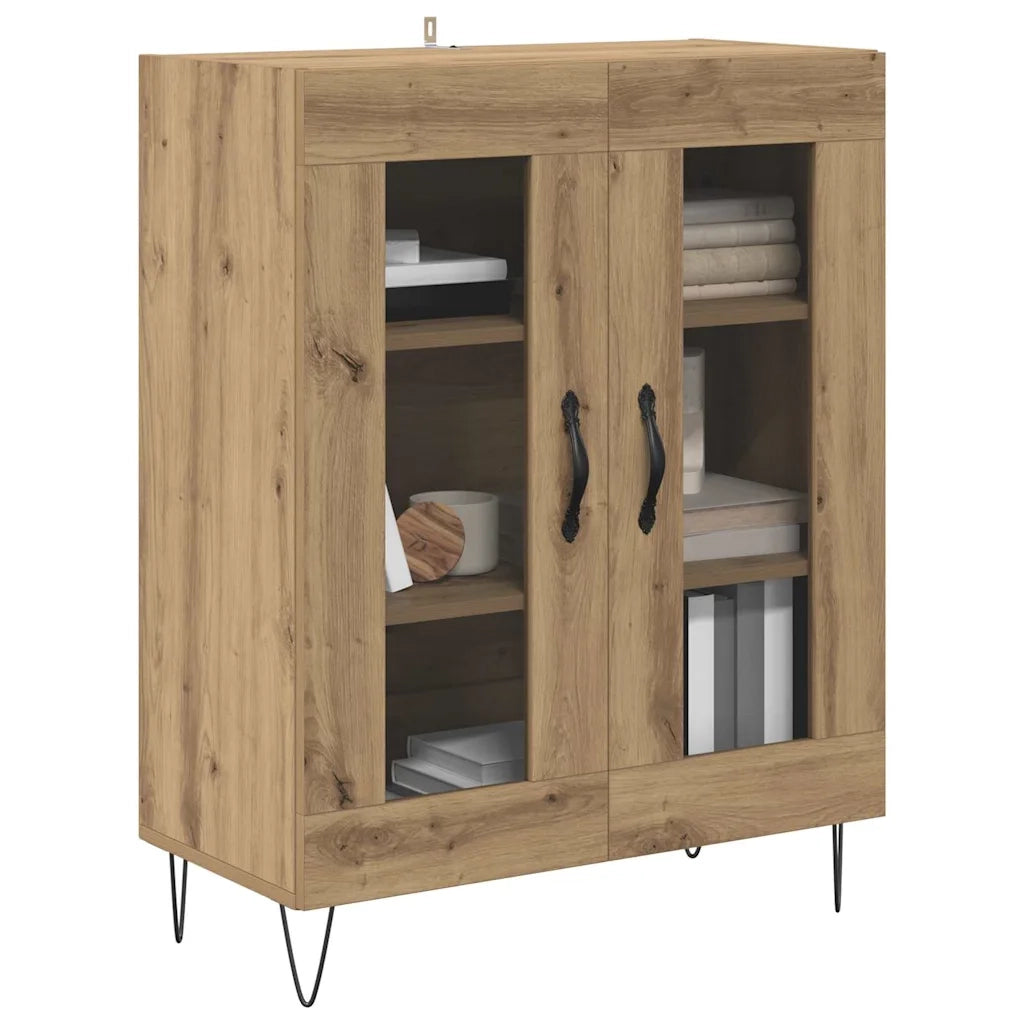 Credenza-Buffet-Armadio da cucina Rovere artigianale 69,5 x 34 x 90 cm Legno multistrato 225772