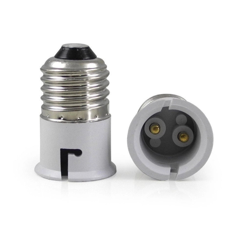 Trade Shop - Adattatore Portalampade Porta Lampada Attacco E27 E14 Da E14 A E27 Gu10 B22 -