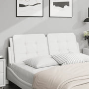 Cuscino Testiera Zadar Bianco 120 cm in Similpelle 374851
