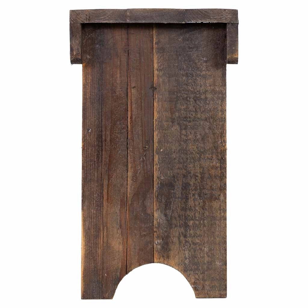 Sgabello in legno 42x25x43h cm