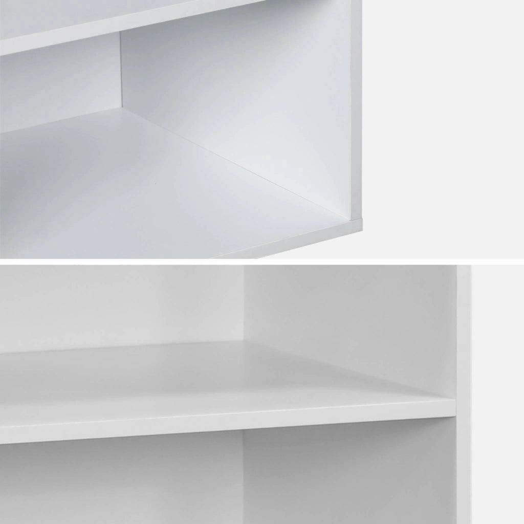 Modulo armadio con 5 ripiani, bianco