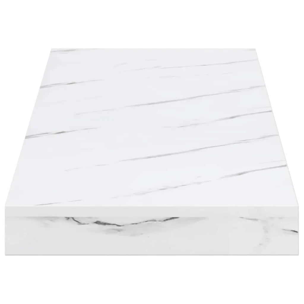 Scaffale da parete 4 pcs Marmo Bianco 60 x 23 x 4 cm 42019970