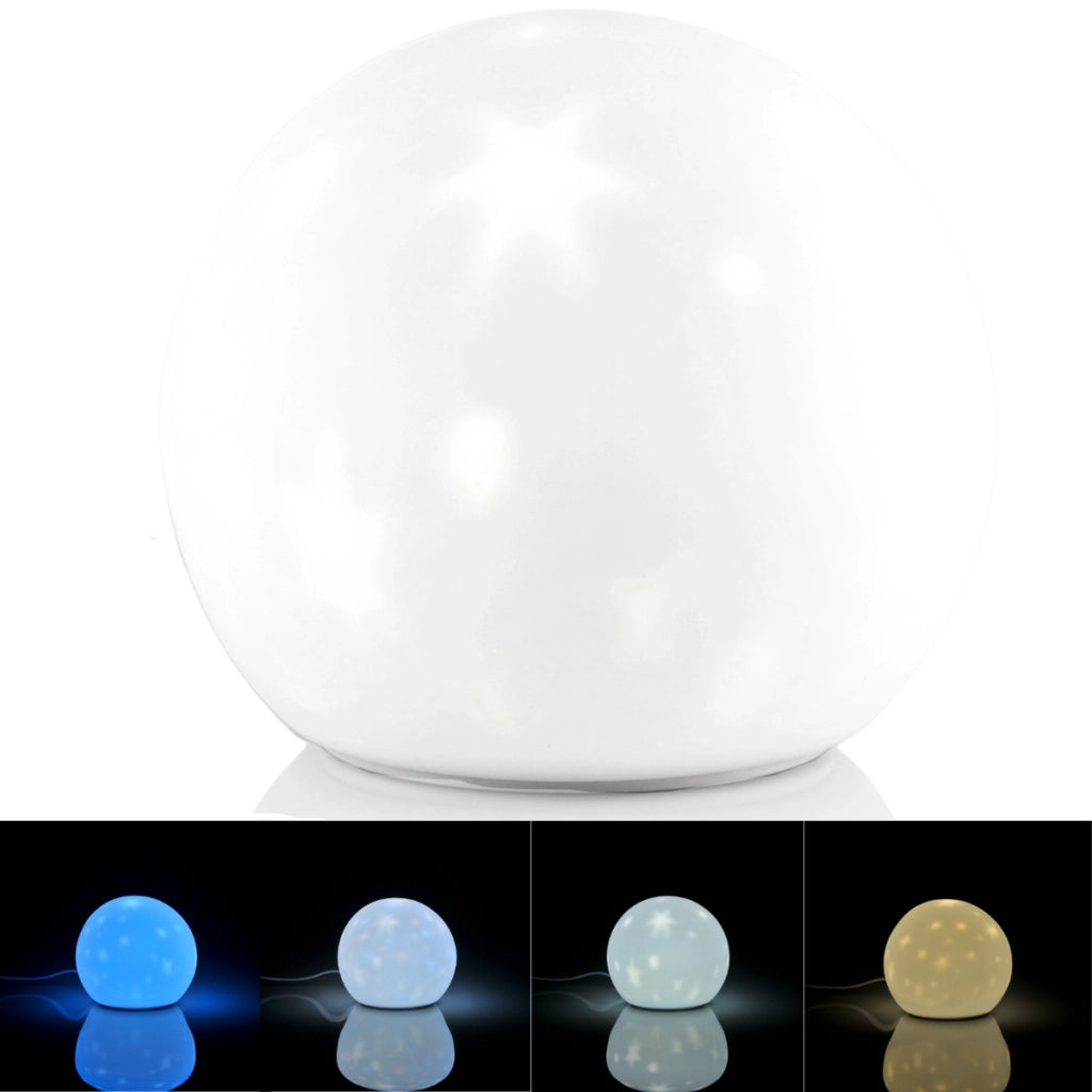 Lampada LED da tavolo Moon silicone USB Polux 312983