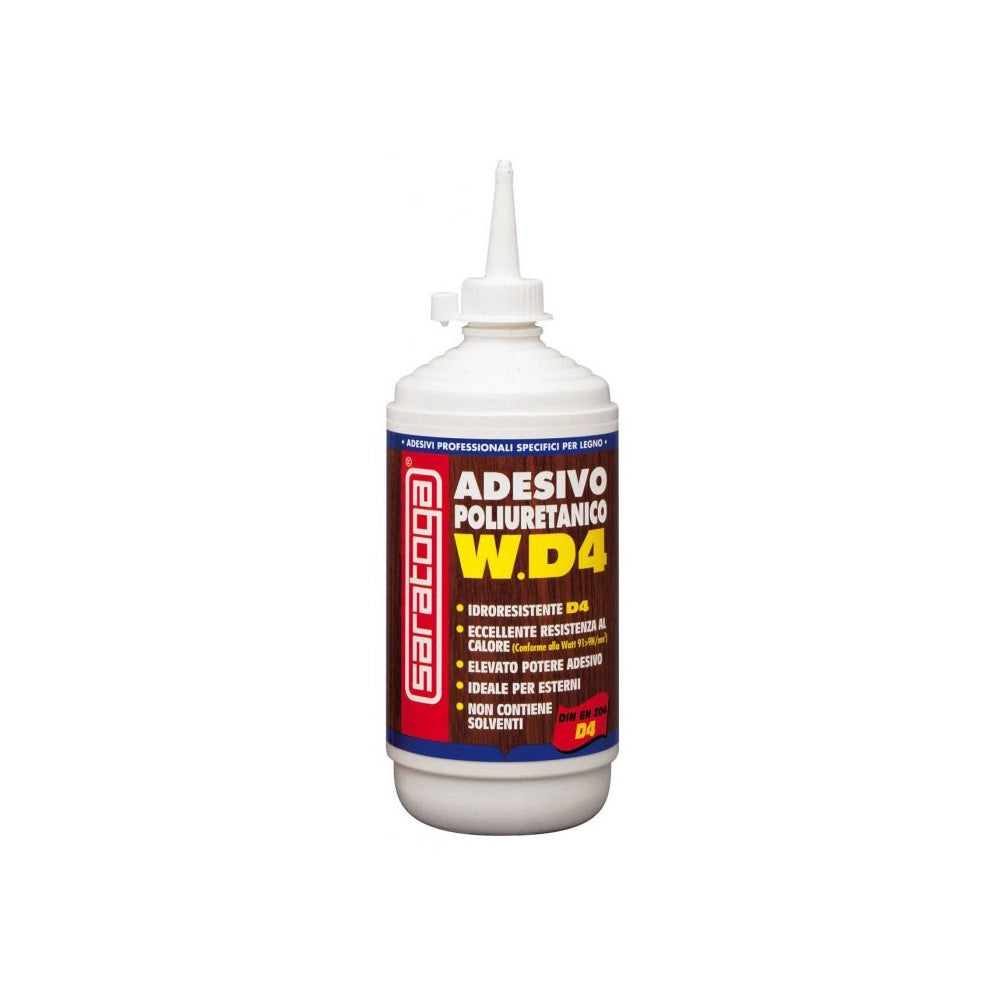 Saratoga colla adesivo poliuretanico pu 500gr w.d4 per esterni