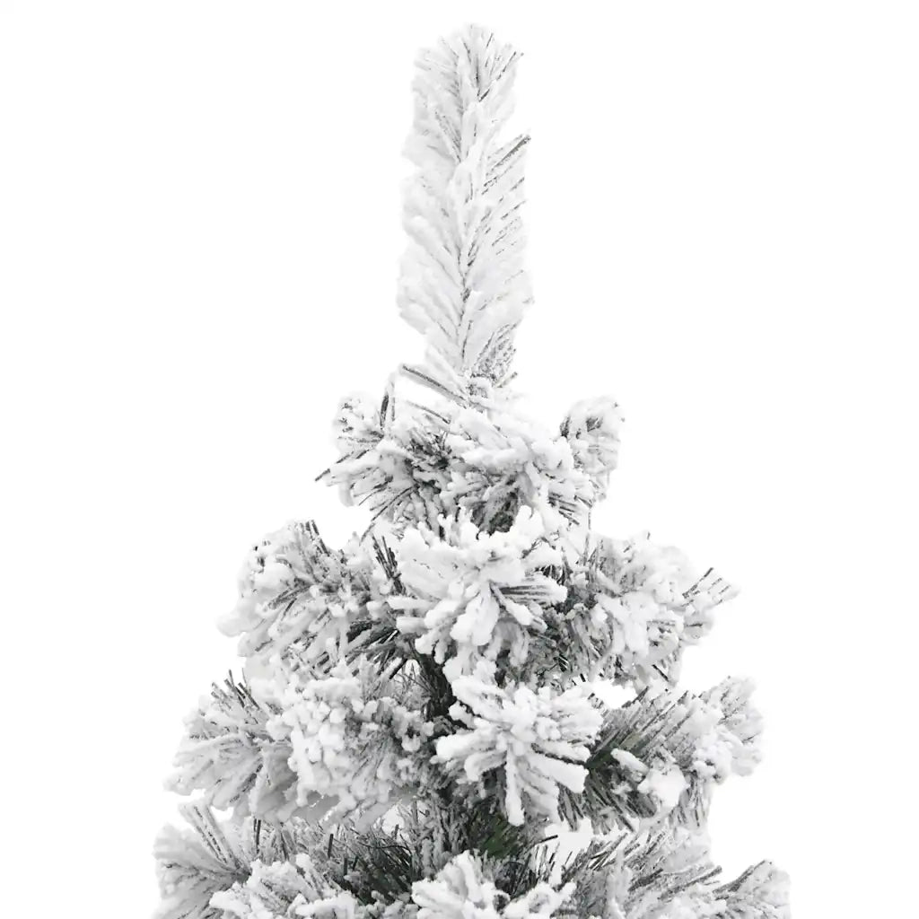 Albero di Natale Artificiale con Neve Fioccata Verde 210 cm PVC 320955