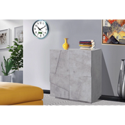 Credenza Ping 80 – 2 ante – Cemento Bronx